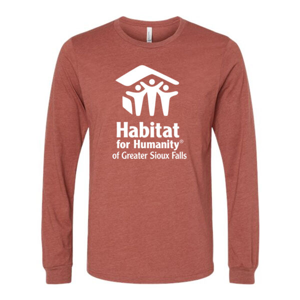 Bella & Canvas Heather CVC Long Sleeve Tee - Printed Logo Thumbnail