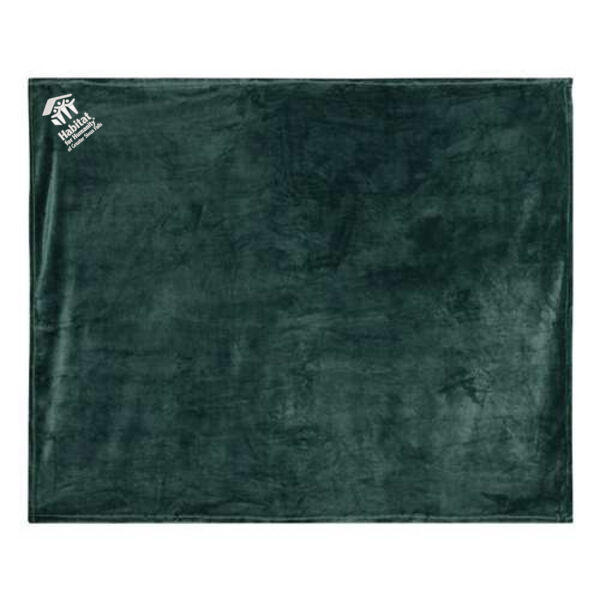 Alpine Fleece Mink Touch Luxury Blanket - Embroidered Logo Thumbnail