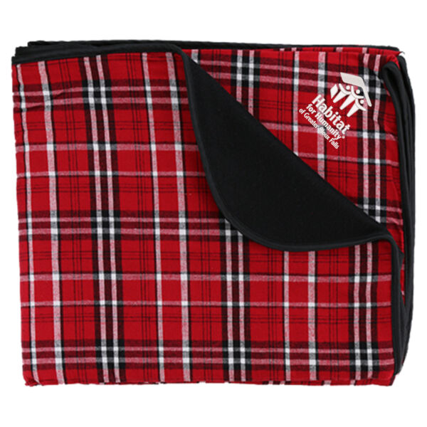 Boxercraft Flannel Blanket - Embroidered Logo Thumbnail