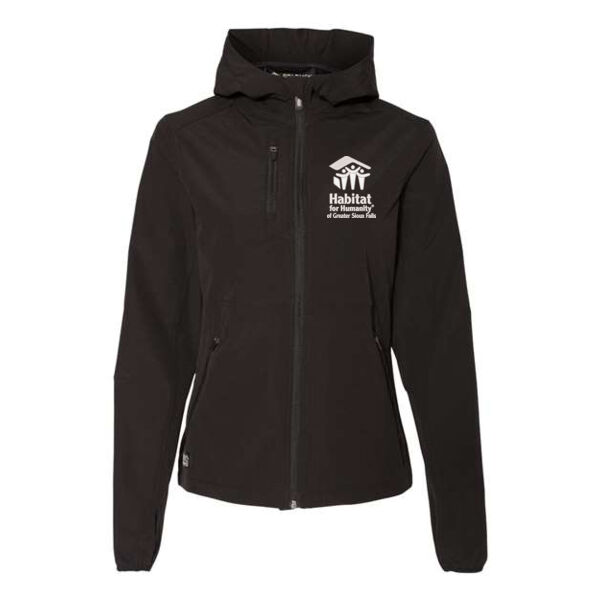 DRI Duck Women's Ascent Soft Shell Hooded Jacket - Embroidered Logo Thumbnail