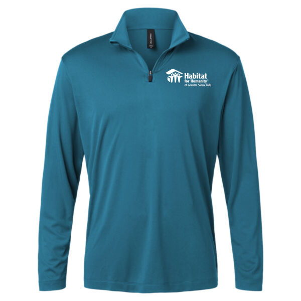 Men's Pro-Lock Performance Quarter-Zip Pullover - Printed Logo Thumbnail