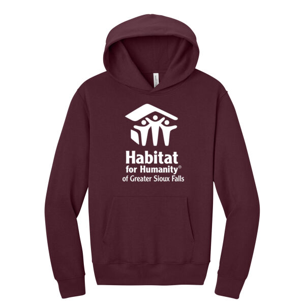 BELLA+CANVAS® Unisex 10-Ounce Heavyweight Pullover Hoodie - Printed Logo Thumbnail