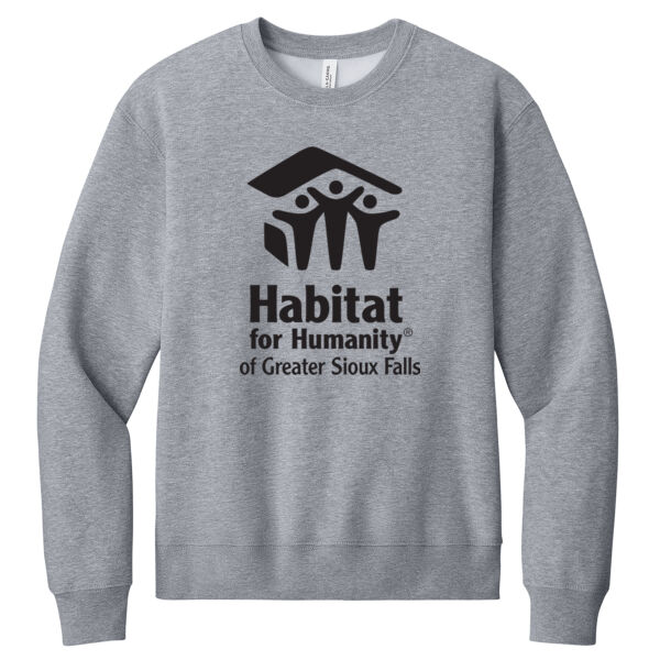 BELLA+CANVAS® Unisex 10-Ounce Heavyweight Crewneck Sweatshirt - Printed Logo Thumbnail