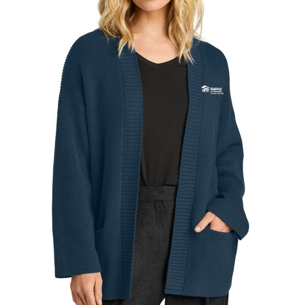 Mercer+Mettle® Women’s Open Cardi - Embroidered Logo Thumbnail